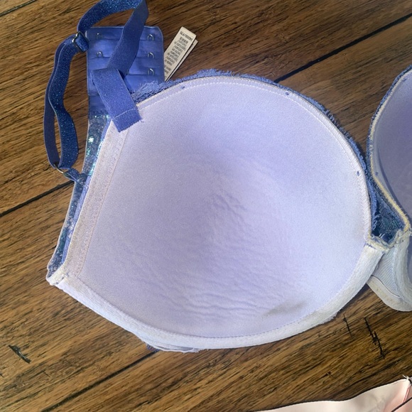 Victoria’s Secret💙Dream angels lined Demi blue lace bra - Picture 6 of 14
